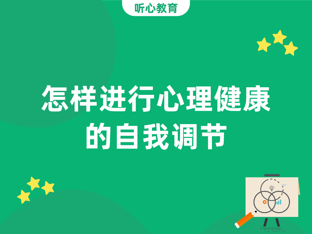 怎样进行心理健康的自我调节?