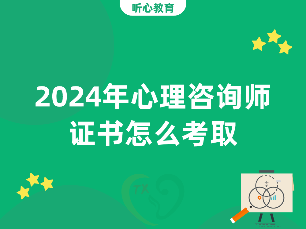 2024年心理咨询师证书怎么考取?