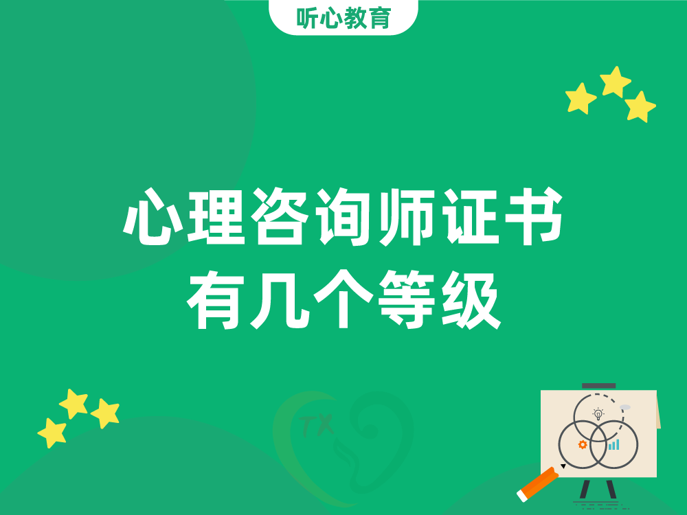 心理咨询师证书有几个等级?