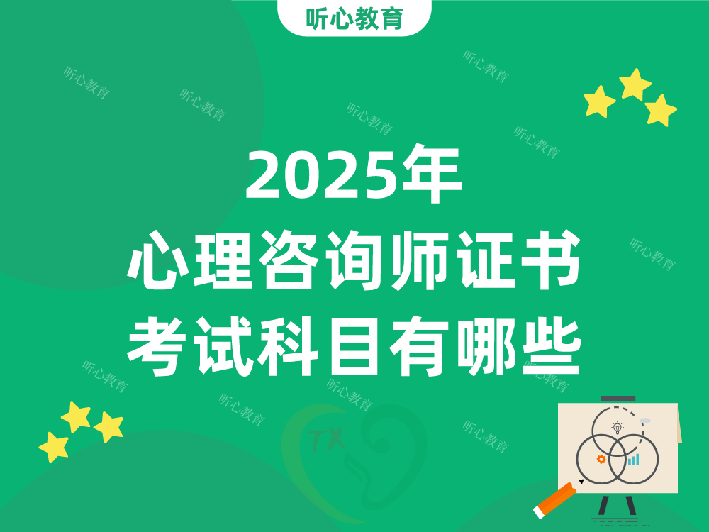 2025年心理咨询师证书考试科目有哪些?
