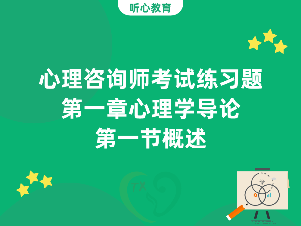 中国心理学会三级四级心理咨询师考试练习题：第一章心理学导论-第一节概述