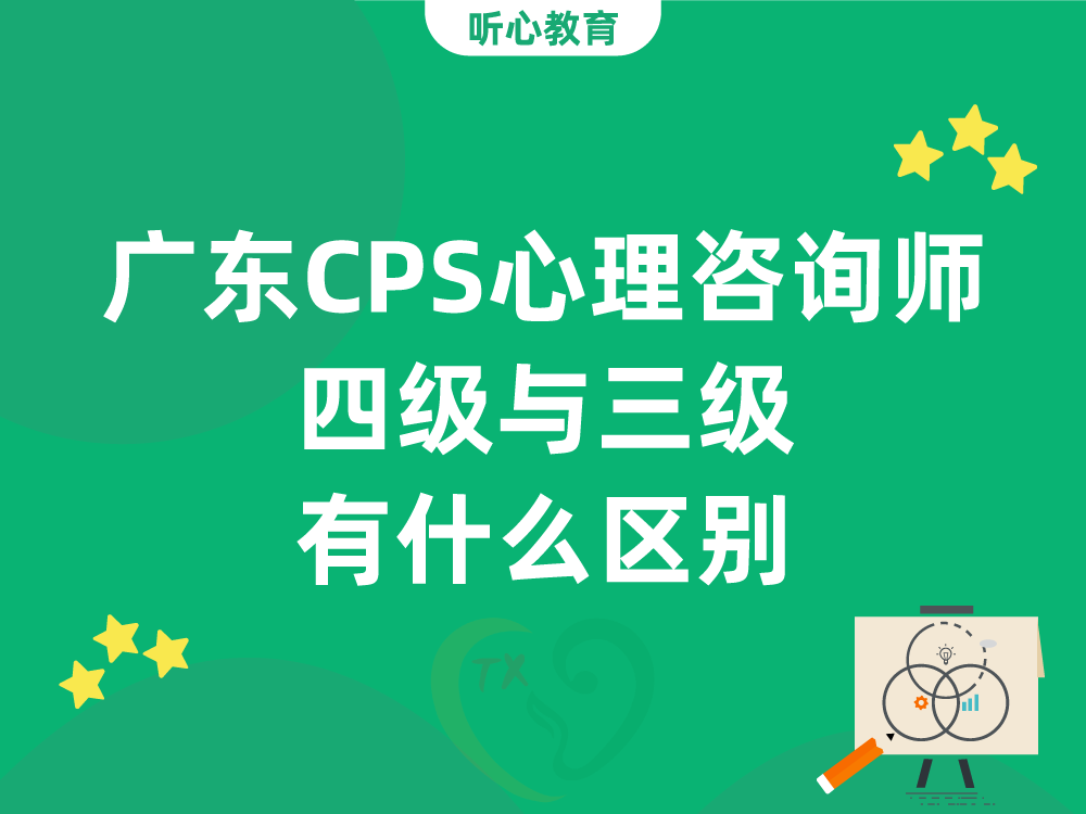广东CPS心理咨询师四级与三级有什么区别？